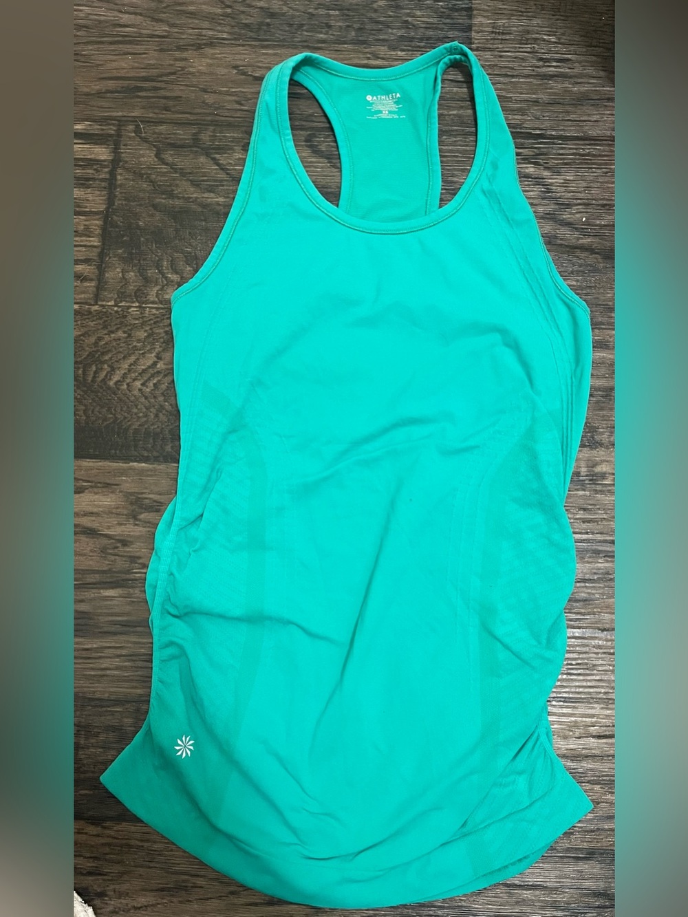 Athleta Teal Racerback Performance Tank